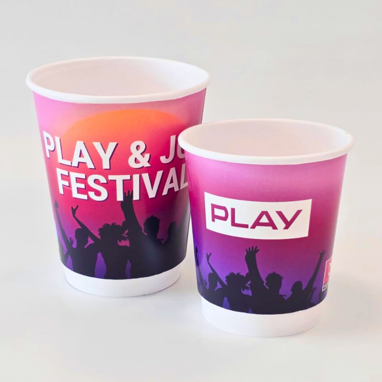 Festival · full-bleed gradient